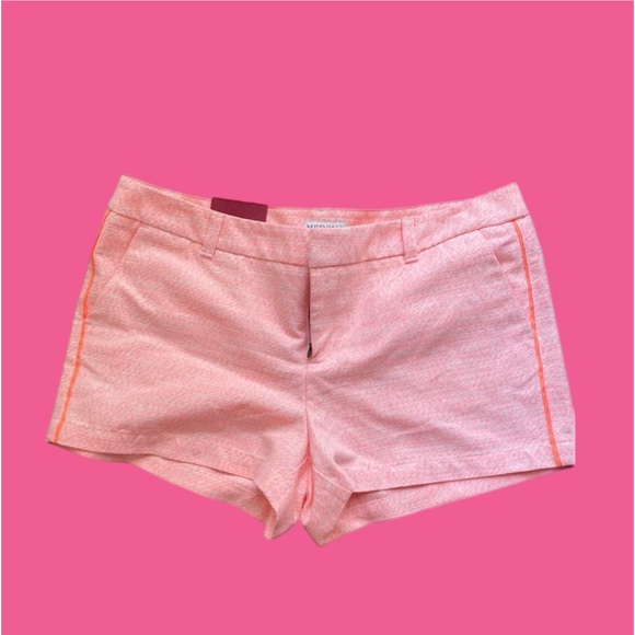 NWT Merona Neon Orange Regular Fit Chino Shorts inseam 3” - Picture 1 of 8